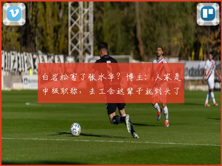 白岩松害了张水华？博主：人家是中级职称，去工会这辈子就到头了